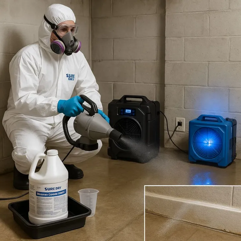 Sanitization and Odor Removal process in Leonia, NJ